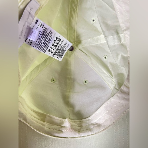 Y-3 Adidas big logo cap in yellow green - Picture 5 of 5